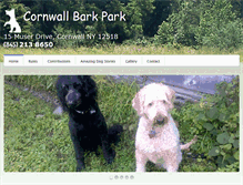 Tablet Screenshot of cornwallnydogpark.com
